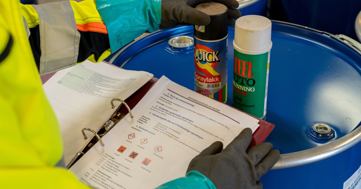 HMS Plakat Kjemikalier V2